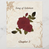 Papier Un Rose est seul Vintage (Dos)