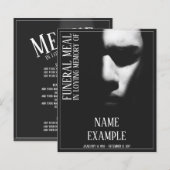 Papier Un visage endormi à mi-ombre (Devant / Derrière)