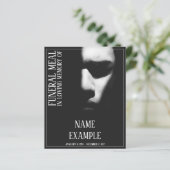 Papier Un visage endormi à mi-ombre (Debout devant)