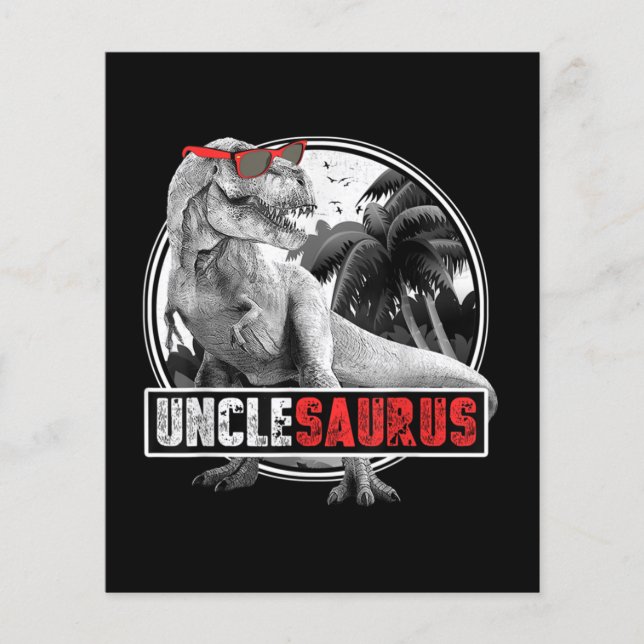 Papier Unclesaurus Dinosaure Oncle Saurus (Devant)