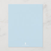 Papier Under the Sea Boys Budget 1er anniversaire Invitat (Dos)