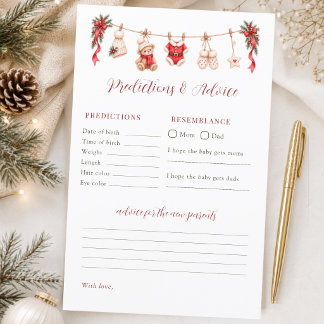 Papier Une Baby Shower Prédictions & Conseils Petite Joye