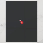 Papier une fleur rouge avec un arrière - plan noir (Devant)