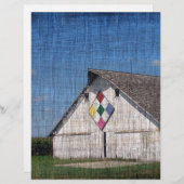 Papier Une Grange Avec Une Planche (Devant / Derrière)