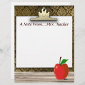 Papier Une Note De...Papeterie Apple (Devant / Derrière)