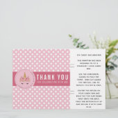 Papier Unicorn Polka Dot Birthday Candy Bar Wrapper (Debout devant)