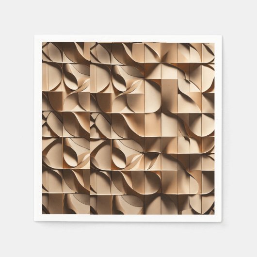 Papier Unique design de serviette en papier" "serviettes (Devant)