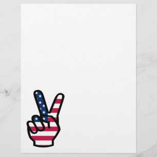Papier US Victory Sign