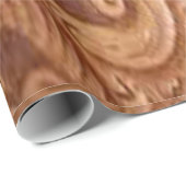 Papier usiné occidental d'emballage cadeau de (Coin rond)