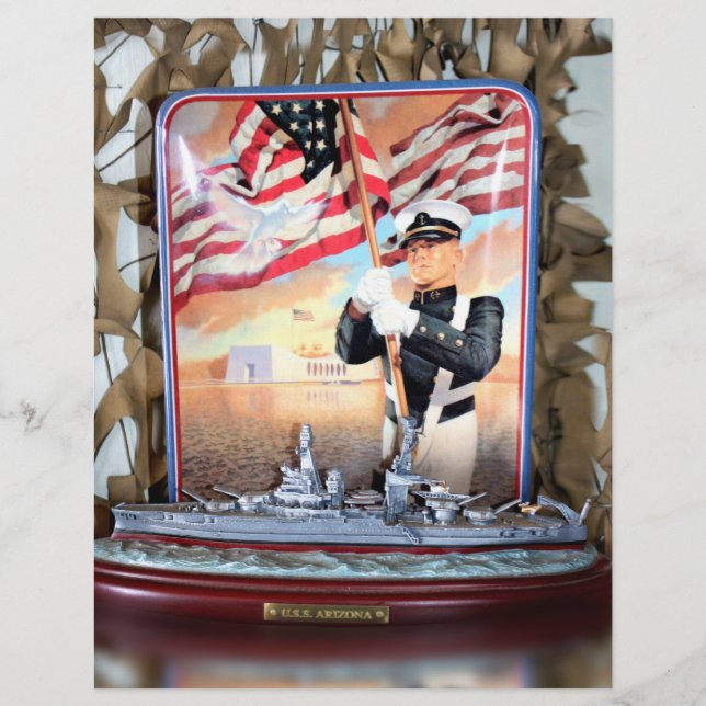 Papier USS Arizona Tribute (Devant)