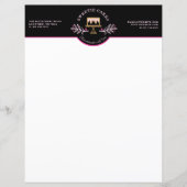 Papier Ustensile de cuisson et de Cuisine amusant Noir, O (Devant)