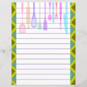 Papier Ustensiles de cuisine rétro (Dos)
