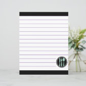 Papier Ustensiles de cuisine rétro à chevron en zigzag (Debout devant)