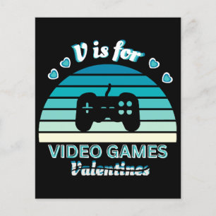 Papier V pour jeux vidéo pas pour la Saint-Valentin - Drô
