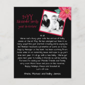 Papier Vacances Photo Rustique Année En Revue Poinsettia (Devant)