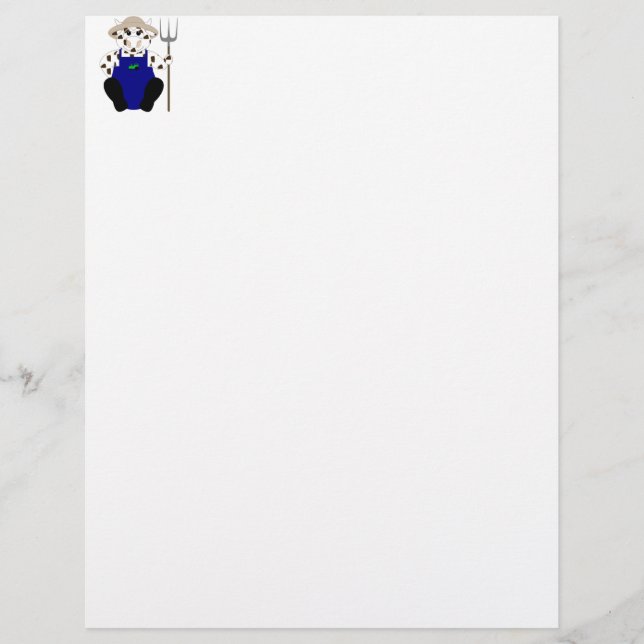 Papier Vache Brown Et Blanche (Devant)