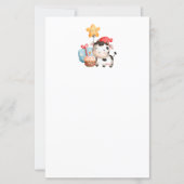 Papier Vache souriante mignonne adorable Anniversaire (Devant)