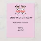 Papier Vaches dansantes mignonnes et amusantes - annivers (Dos)