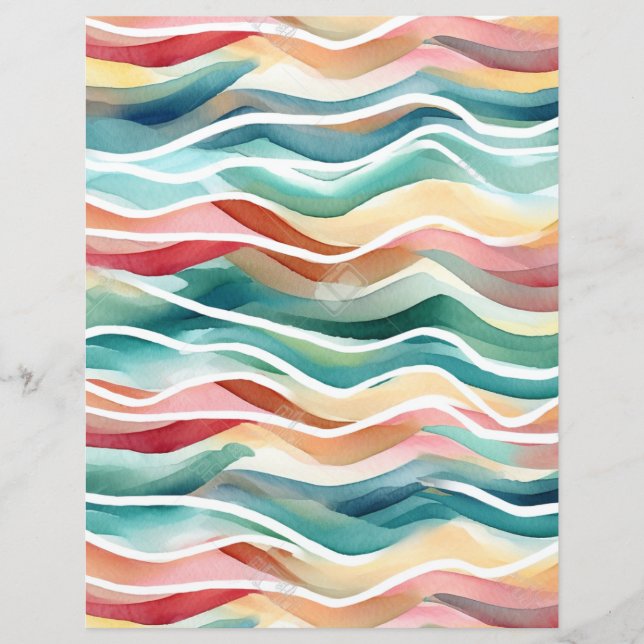 Papier Vagues 2 (Devant)