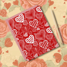 Valentine Coeurs Aimer Rouge Blanc