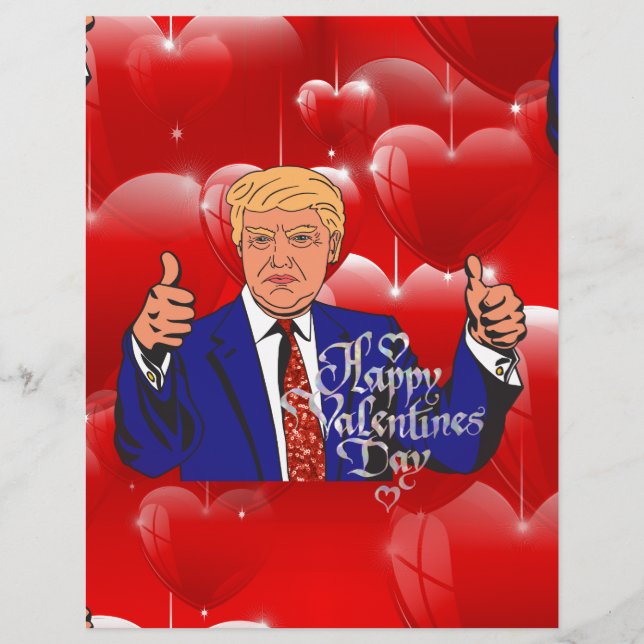 Papier valentines day donald trump (Devant)