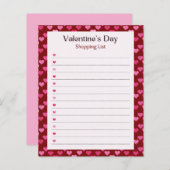 Papier Valentine's Day Notepad (Devant / Derrière)