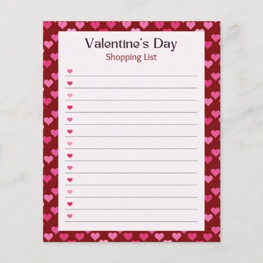 Papier Valentine's Day Notepad (Devant)