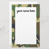 Papier van Camo Stationery (Voorkant / Achterkant)
