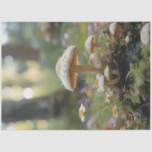 Papier van champignonweefsel (Voorkant)