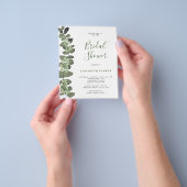 Papier van de bruiddagroep van de begroting flyer (Hand)