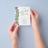 Papier van de bruiddagroep van de begroting flyer (Hand)