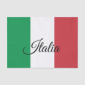 Papier van de Italiaanse vlag/mode - tekst (Voorkant)