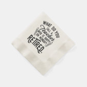 Papier van de Partij voor Pensionering in ruste, h Servet (Hoek)