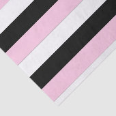 Papier van de soort zwart, roze en witte strepen (Detail)