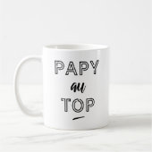 Papier van de top koffiemok (Links)