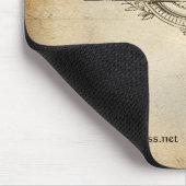 papier van Floral-Medallion Muismat (Hoek)