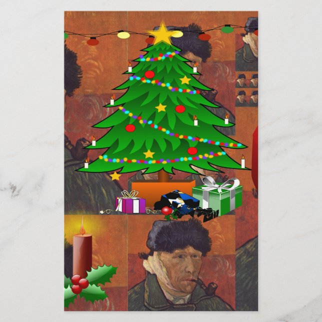 Papier van gogh noël (Devant)