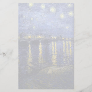 Papier Van Gogh | Nuit Étonnante Sur Le Rhône | 1888