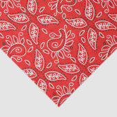 Papier van het rode land Paisley-patroon (Detail)