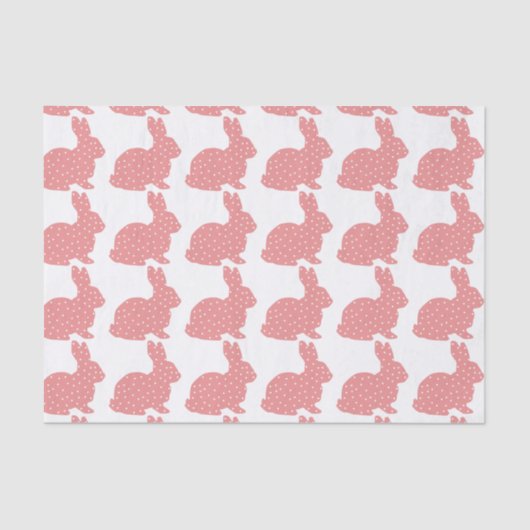 Papier van het roze polaire dot Bunnies (Voorkant)