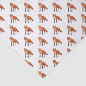 Papier van het type 'Red Fox Wildlife' (Detail)