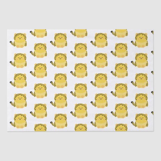 Papier van luipaard, van de soort Cute kawaii (Voorkant)