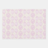 Papier van pasta Rococo Damask Stripe Wrapping Inpakpapier Vel (Voorkant)