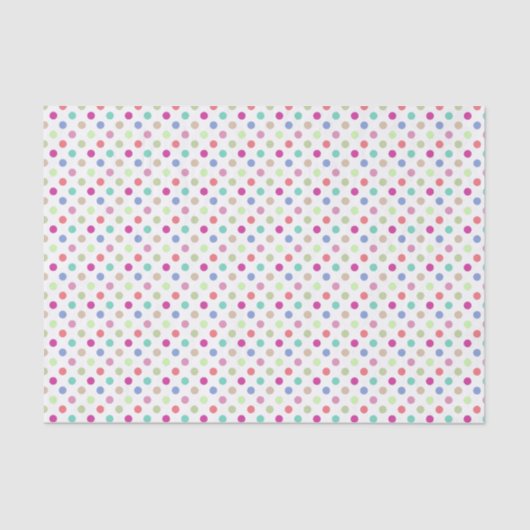Papier van pastel Polka Dot (Voorkant)