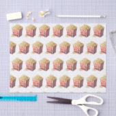 Papier van popcornflakes, met celstructuur (Craft)