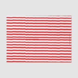 Papier van rood en wit gestreept weefsel