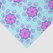 Papier van roze en munt (Detail)