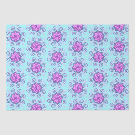 Papier van roze en munt (Voorkant)