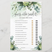 Papier Végétation moderne devinez succulent qui a dit le (Devant)