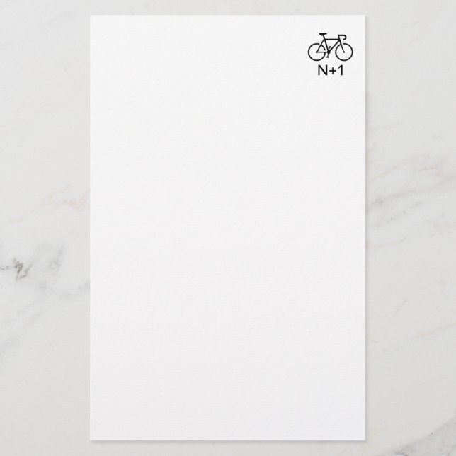 Papier Vélo N+1 (Devant)